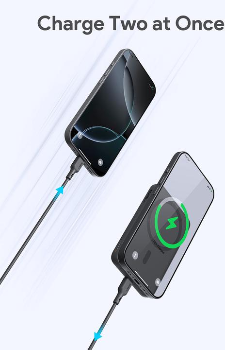 Actual product image Aukey MAG FUSION 5000mAh - Wireless Powerbank (5000 mAh, 20 W)