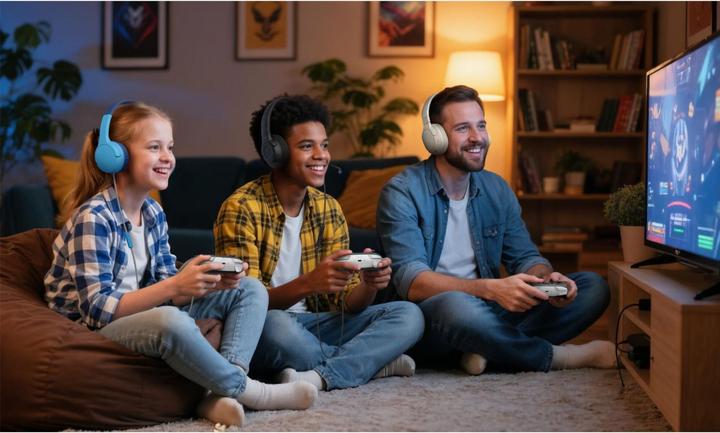 Immagine prodotto Belkin Gaming On-Ear Kopfhörer für Kinder mit Kabel ENA011hqBK