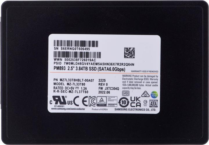 Immagine prodotto Samsung PM893 (3840 GB, 2.5")