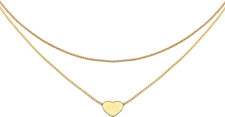 Elli Herz, Layer (925er Sterling Silber, 38 cm)