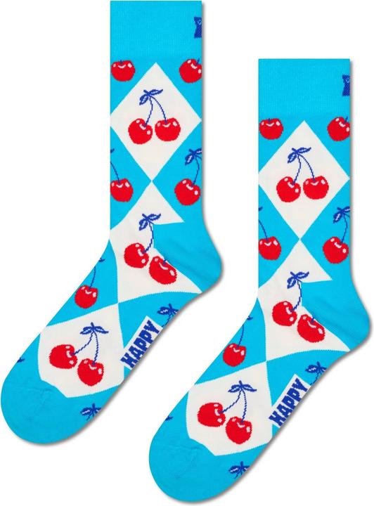 Happy Socks Cherry Argyle Sock