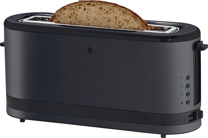 KÜCHENminis Broodrooster met lange sleuf Diep Zwart