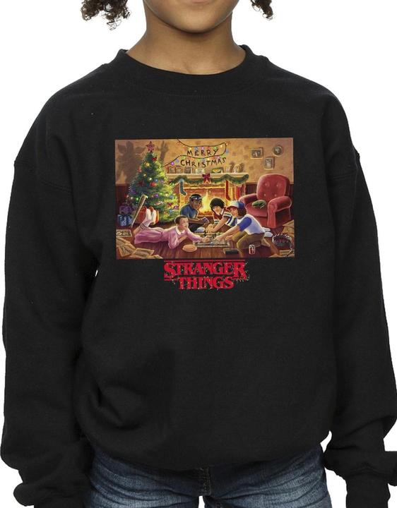 Immagine prodotto Netflix Stranger Things Christmas Gathering Felpa Ragazze (140, 146)