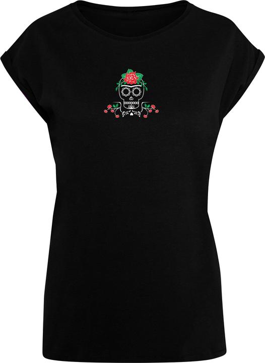 Merchcode Ladies Frida Kahlo - Death Extended Shoulder Tee - 118137