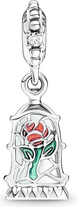 Image du produit Pandora Disney la Belle et la Bête a enchanté Rose (Argent 925, Émail)