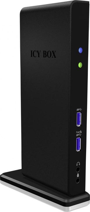 Icy Box IB-DK2241AC - USB Type-A 3.0 Multi Dock (USB-B, 11 Ports)