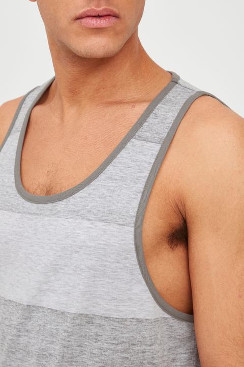 Actual product image Solid Charan Men's Tank Top (M)