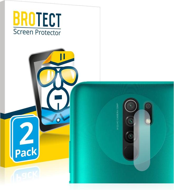 Productafbeelding BROTECT Schermbeschermer Clear (2 Stuk, Xiaomi Redmi 9)
