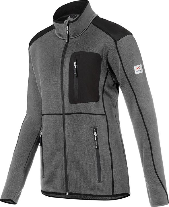 Produktbild Kübler Strickjacke Damen anthrazit/schwarz Form 1444 Grösse XS (XS)