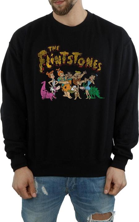 Immagine prodotto The Flintstones Group Distressed Felpa Uomo (XL)