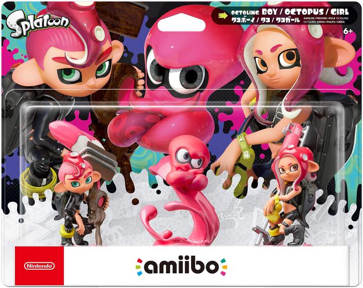 Immagine prodotto Nintendo amiibo Splatoon personaggio Octoling Girl, Boy & Octopus Set (DSi XL)