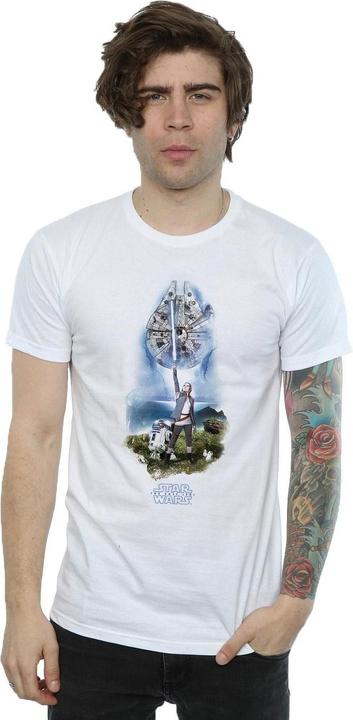 Immagine prodotto Star Wars The Last Jedi Rey Lightsaber Maglietta Uomo (3XL)