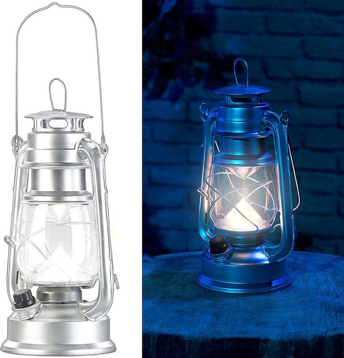 Image du produit Lunartec Jeu de 2 lampes tempête LED ultra lumineuses (2 x)