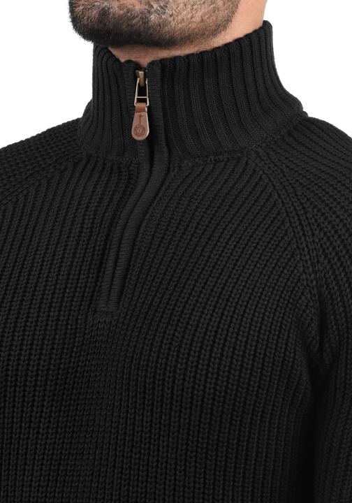 Immagine prodotto Solid Xenox Maglione In Maglia Grossa Pullover Con Collo Alto In Cotone 100% (XL)