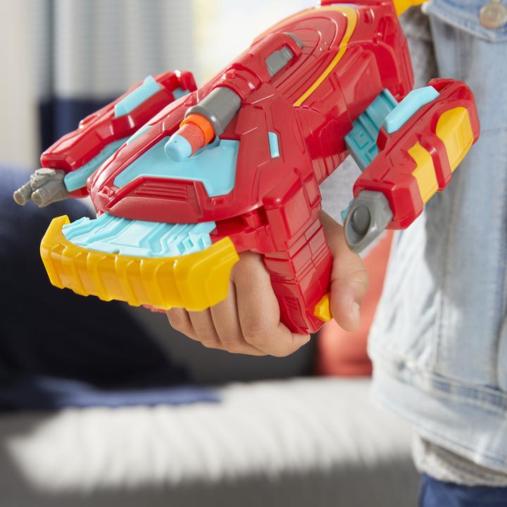 Image du produit Nerf Avengers - Mech Strike Iron Man - Strikeshot Gauntlet (F0266)