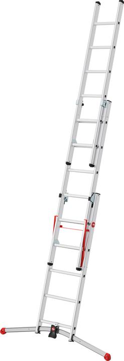 Actual product image Hailo S100 ProfiLOT | 2 x 6 + 1 x 5 rungs (Stepladder, 48 cm)