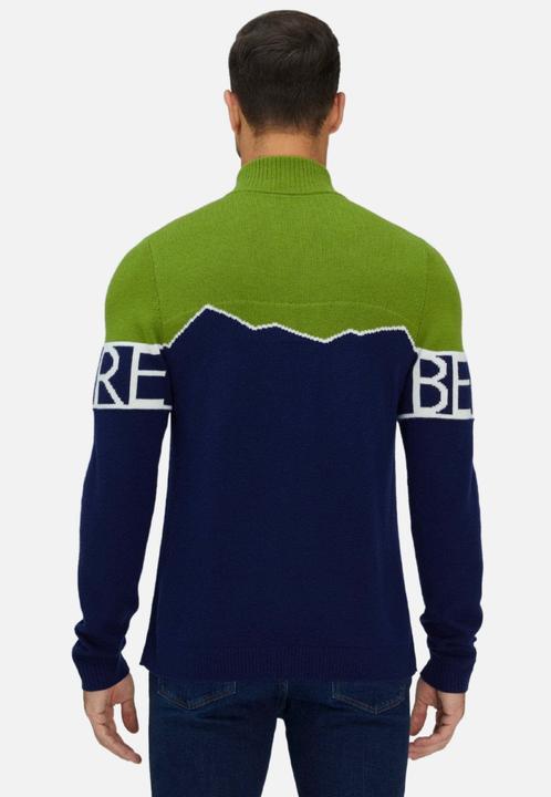 Image du produit Bellemere Pull Mérinos Super Fine Mountain Print Sweater (S)