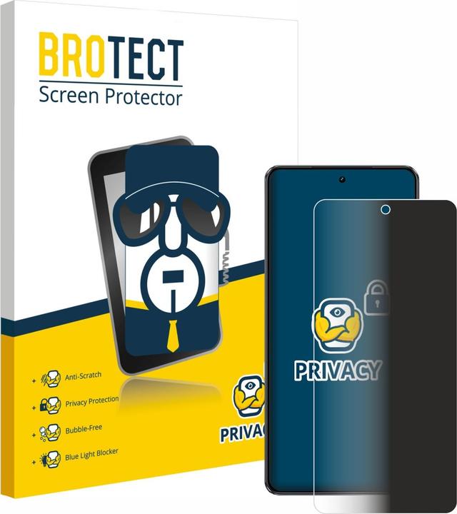 Productafbeelding BROTECT Sichtschutzfolie Anti-Spy Privacy Folie Blaulicht-Schutz (1 Stuk, Realme GT 7 Pro)