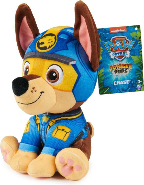Produktbild Spin Master Paw Patrol Jungle Pups, 20,3cm grosses Chase-Plüschtier, Kinderspielzeug für Jungen und Mädchen (19.05 cm)
