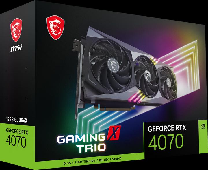 Image du produit MSI GeForce RTX 4070 GAMING X TRIO (12 Go)