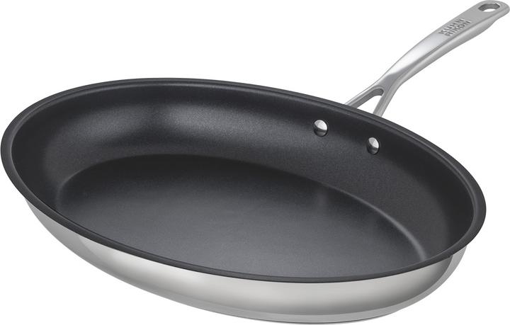 Kuhn Rikon Allround Fischpfanne (29 cm, Bratpfanne, Edelstahl)