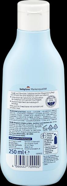 Actual product image dm babylove Care milk light, sensitive