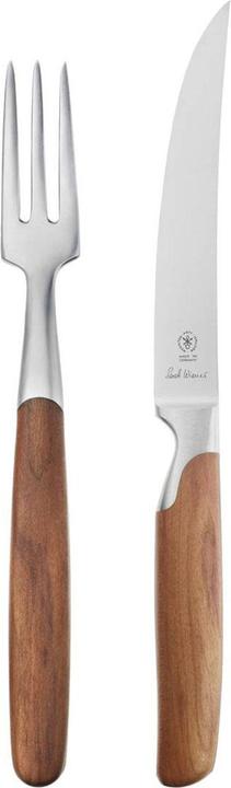 Produktbild Pott Sarah Wiener Steakmesser Mircoschliff Gabel Zwetschgenholz