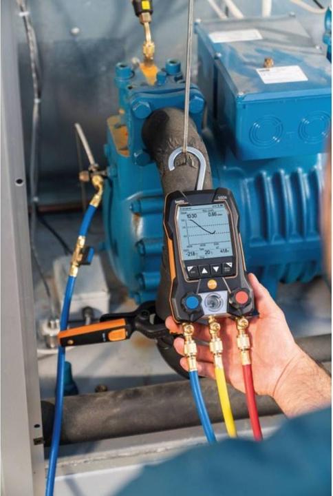 Image du produit Testo Appareil de mesure du réfrigérant 550 Set de tuyaux de remplissage