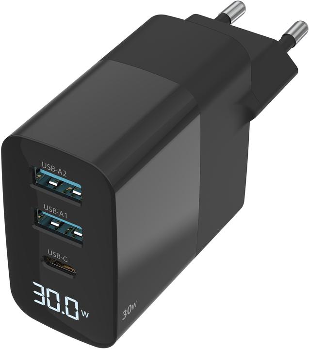 Actual product image Sitecom 30W GaN Wall Charger LED display (30 W)