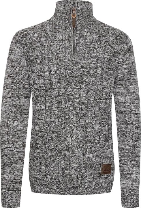 Image du produit Solid Pankraz Pull En Grosse Maille À Col Camionneur Pull-Over Pour Homme 100% Coton Imprimé (M)