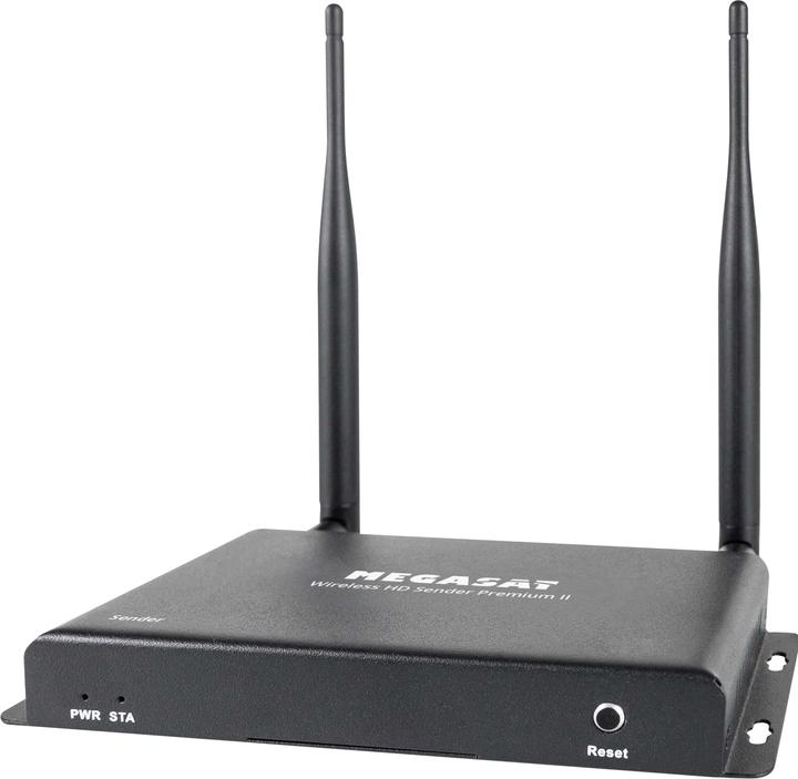 Actual product image Megasat HDMI Radio Transmission (Set) Wireless HD Transmitter Premium II 200 m 20 kHz, 60 kHz 1920 x 1080 (200 m, HDMI 2.0)