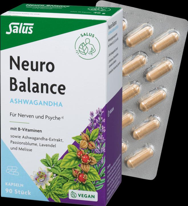 Actual product image Salus Neuro Balance Ashwagandha (30 Piece, Capsules, 32 g)