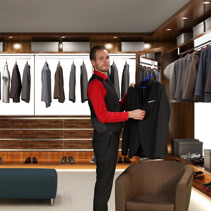 Actual product image Relaxdays Suit hanger (10 x)