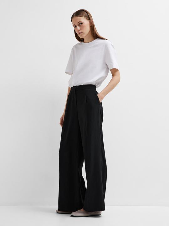 Actual product image Selected Femme Woven trousers with wide leg (42)