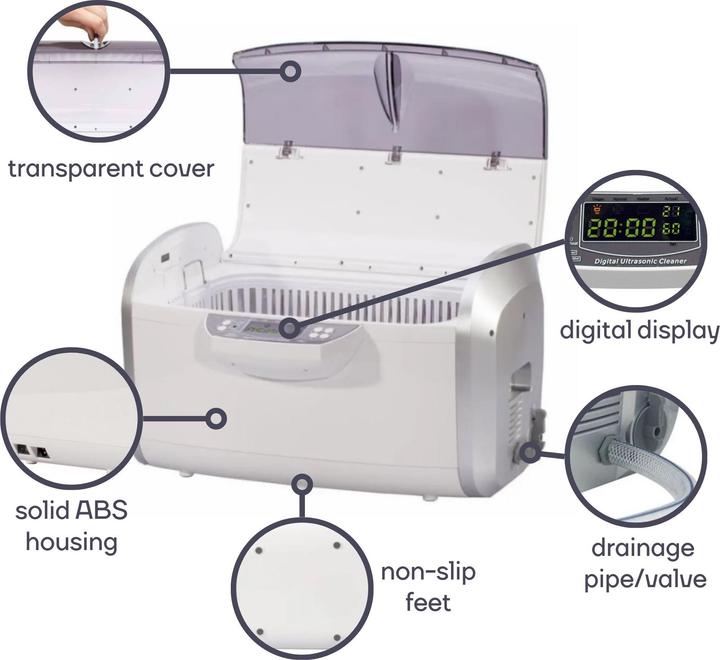 Produktbild Velleman Vtusc6 (35 kHz, 6000 ml)