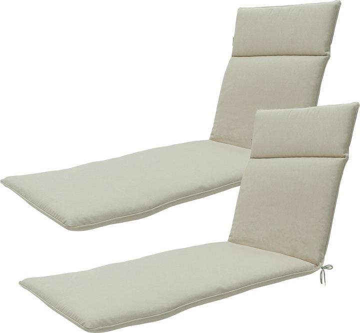 Natura Punto Liegen-Auflage by Madison recycled, 2er Set (190 x 60 cm)