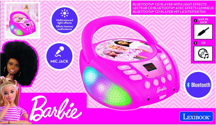 Produktbild Lexibook Barbie Bluetooth CD player with light effects (RCD109BB)