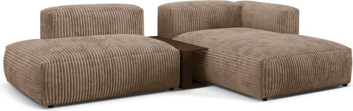 Image du produit Micadoni Canapé D'Angle Droit Modulaire, "Martina", 2 Places, 285x176x75 Fabriqué en Europe (Canapé d'angle)