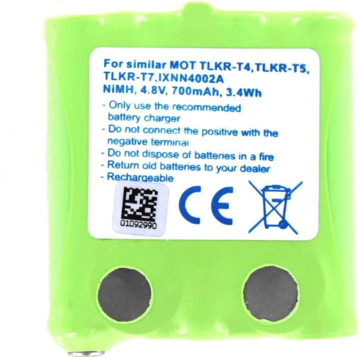 Immagine prodotto AGI 29548 - Nero - MOTOROLA Talkabout TLKR-T50 - Nickel Metal Hydride (NiMH) - 700 (1 pz., 700 mAh)
