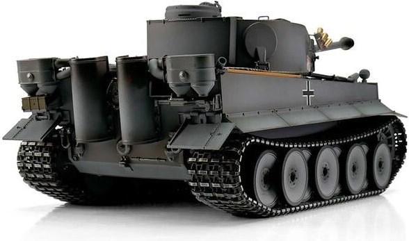 Actual product image Torro Tank Tiger I, early version Grey, IR, Pro Edition, 1:16 (RTR Ready-to-Run)