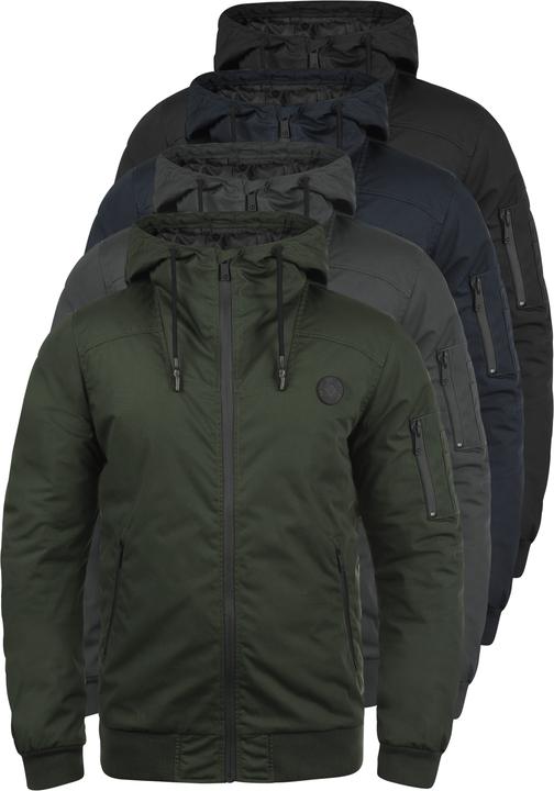 Immagine prodotto Solid Tilly Sporty Giacca Di Mezza Stagione Piumini Giubotto da Uomo Con Cappuccio (M)