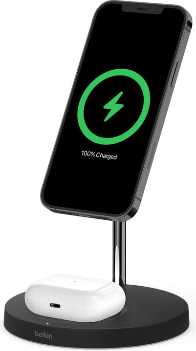 Image du produit Belkin Chargeur 2 en 1 Boost Charge Pro avec MagSafe (15 W)