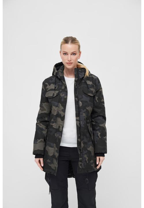 Actual product image Brandit Women's Marsh Lake Parka Size S Colour Dark camouflage pattern (S)