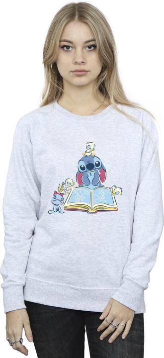 Produktbild Disney Lilo & Stitch Reading A Book Sweatshirt (M)