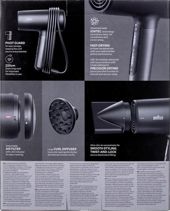 Actual product image Braun HD 4.2 schwarz