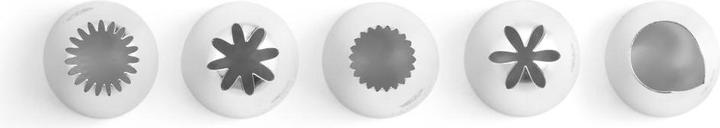 Immagine prodotto Hendi Set di beccucci per tubature in acciaio inox "Fiori e boccioli" (Effusore)