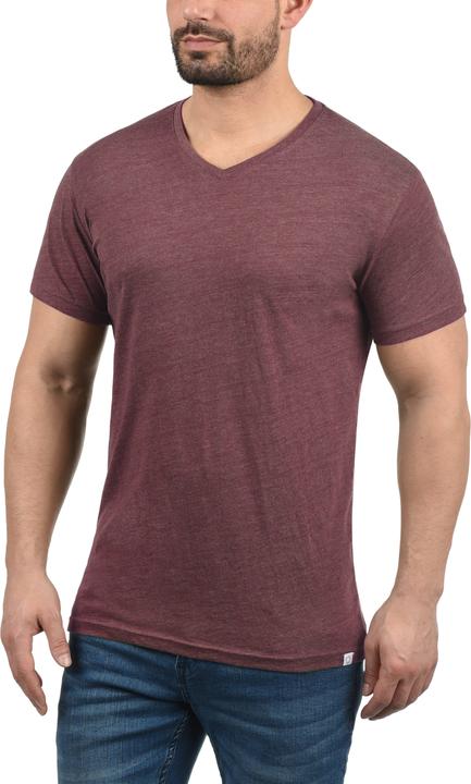 Immagine prodotto Solid Bedo T-Shirt A Maniche Corte Maglietta Da Uomo Con Collo A V In Cotone 100% (3XL)