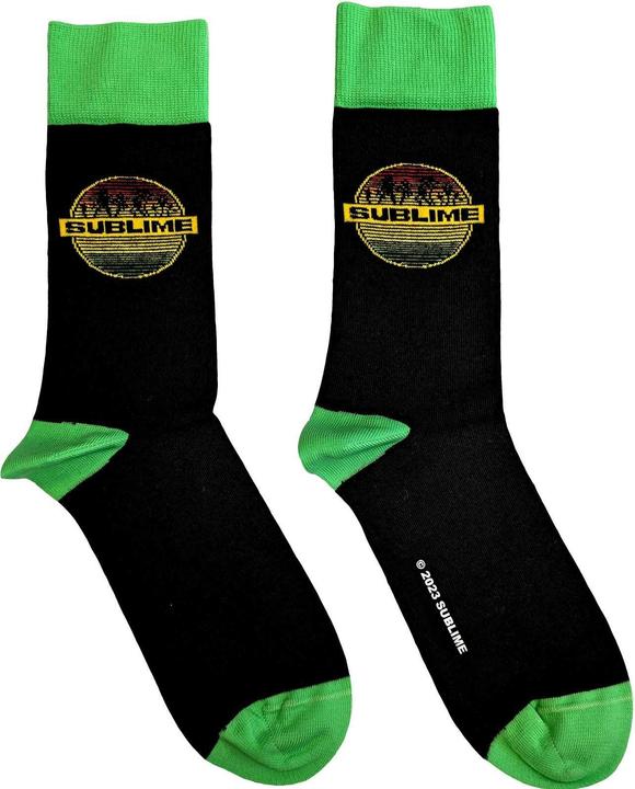 Actual product image Sublime Unisex Adult Circle Logo Socks (40.5 - 45.5)