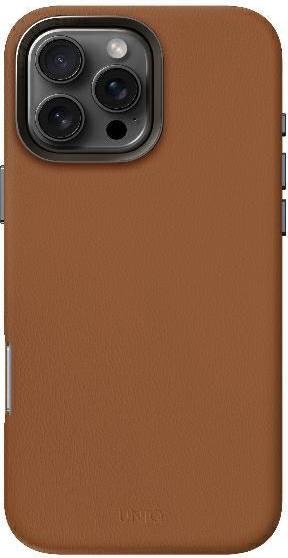 Actual product image Uniq case Lyden iPhone 16 Pro Max 6.9" Magclick Charging carmine/caramel (Apple iPhone 16 Pro Max)