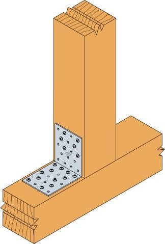 Actual product image Simpson Sst Winkelverbinder (Angle connector, 1 pcs.)